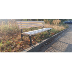 Lavička Historia, litinová - Bezbarvý