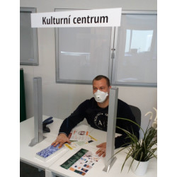 Ochranná přepážka - model s čelní zástěnou