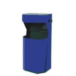 Plechový koš s popelníkem