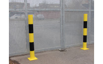 Ochranný sloupek žlutočerný