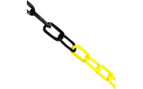 Plastový řetěz, žlutočerný