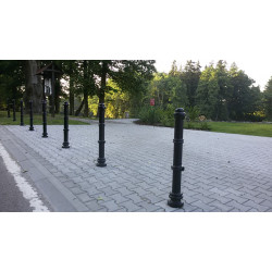 Ochranný sloupek Rustica - Černá matná