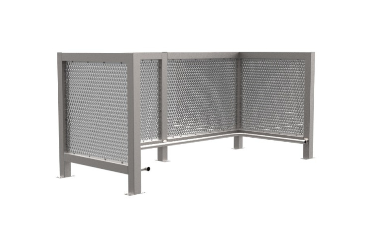 Ohrazení pro odpadové kontejnery Duo