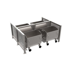 Ohrazení pro odpadové kontejnery Quattro