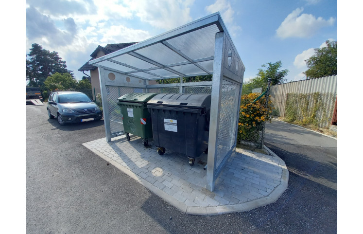 Přístřešek pro odpadové kontejnery Duo
