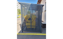 Přístřešek pro odpadkový kontejner - Uzamykatelný