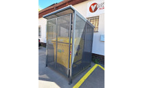 Přístřešek pro odpadkový kontejner - Uzamykatelný